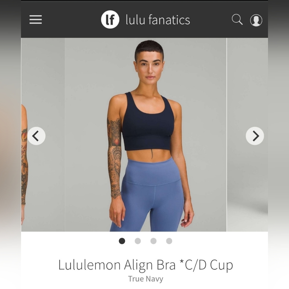 Lululemon Align Bra C/D Cup